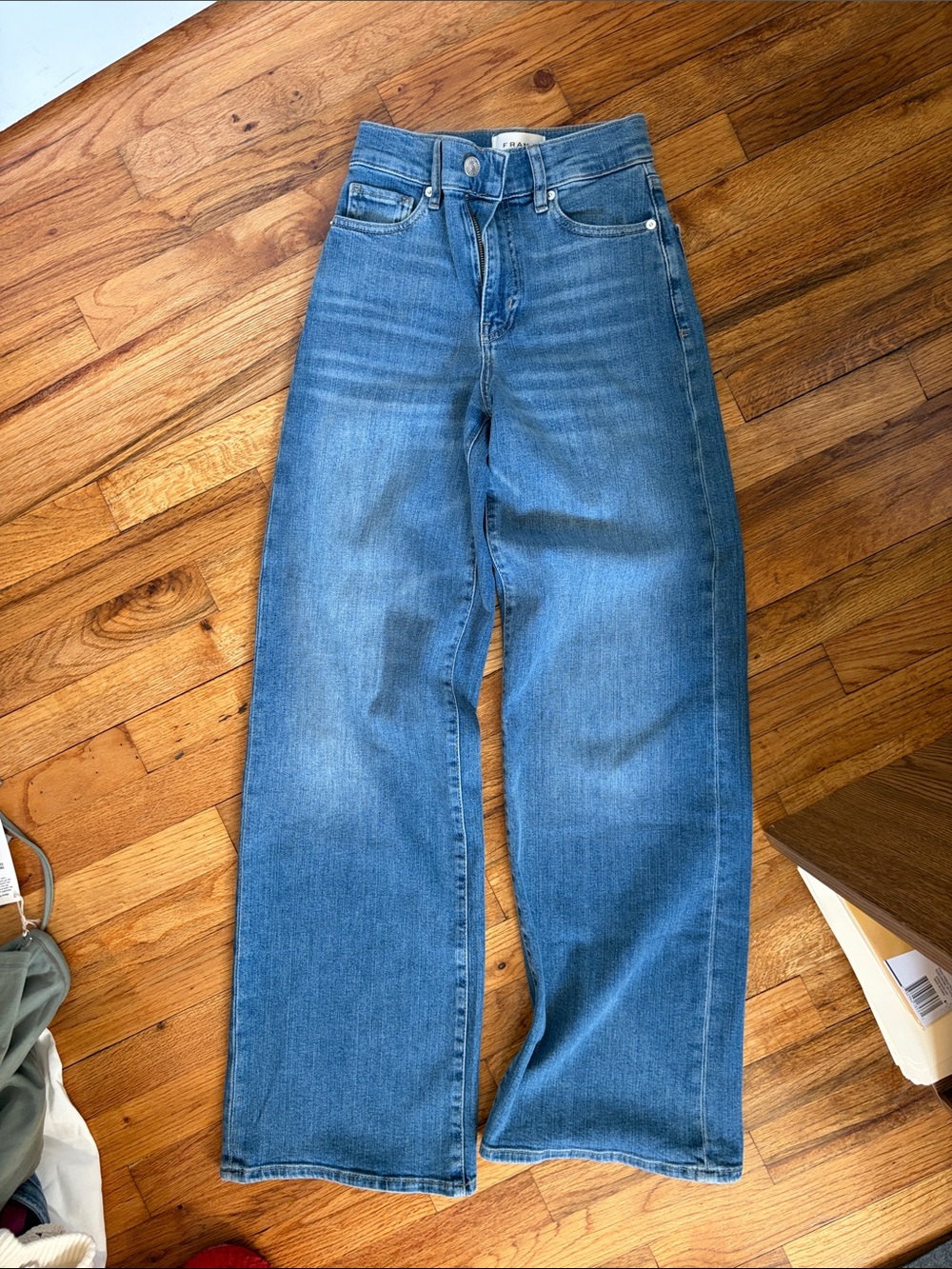 Frame - High-Rise Wide Leg Women’s Jeans - Blue
